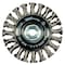 Forney Command PRO Wire Wheel, Knotted, Stainless Steel, 4 in x .020 in x 5/8 in-11 72805 - alternate 1